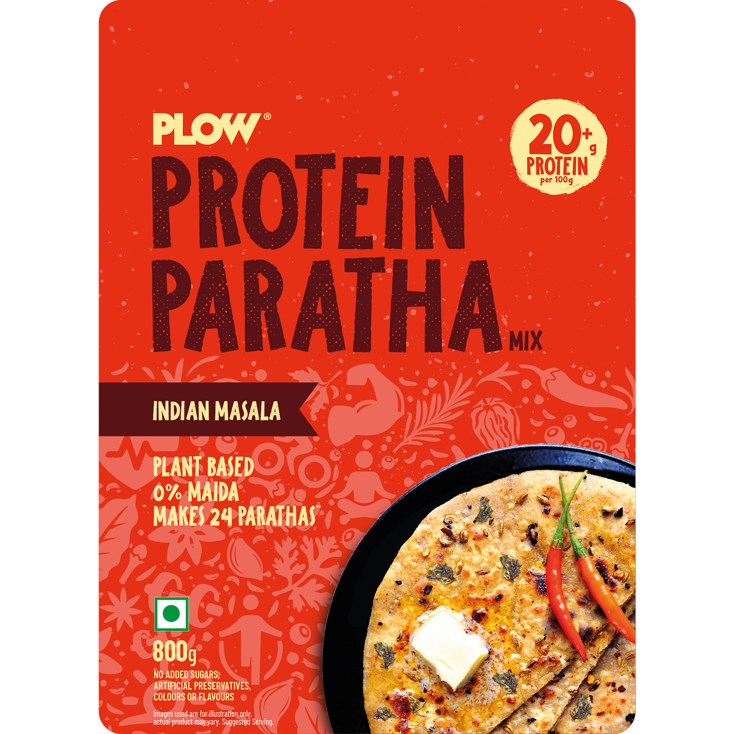Protein Paratha Mix (Desi Indian Masala)