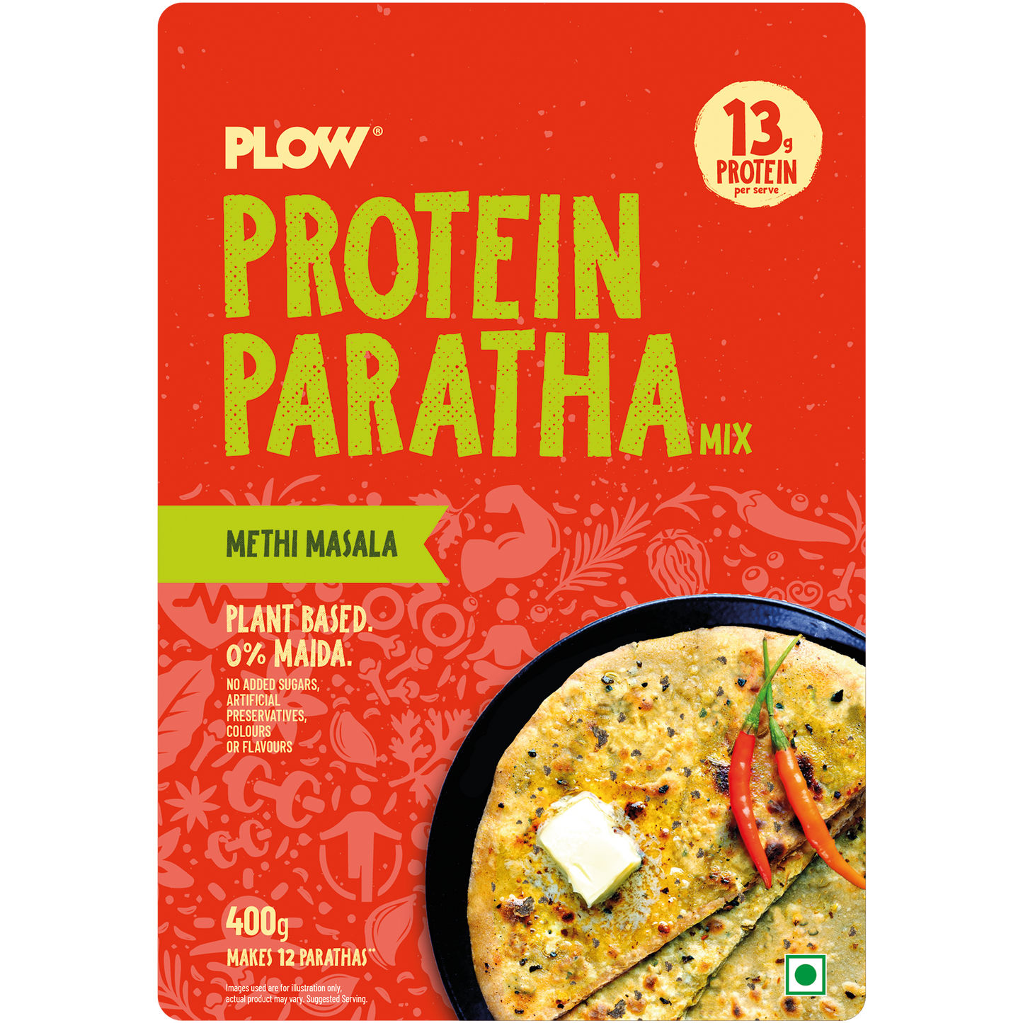 Protein Paratha Mix Combo (Classic, Ajwain, Achari, Indian & Methi Masala)